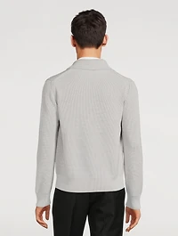 Cotton And Silk Shawl Cardigan
