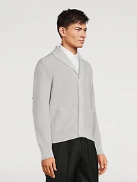 Cotton And Silk Shawl Cardigan
