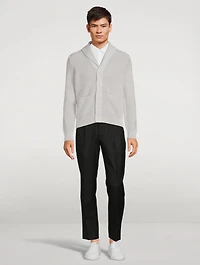 Cotton And Silk Shawl Cardigan