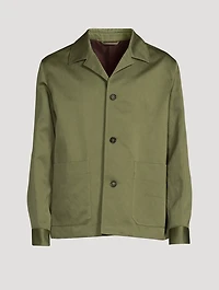 Cotton-Blend Chore Jacket