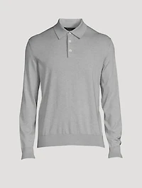 Cotton And Cashmere Polo Sweater