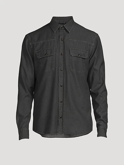 Cotton Western Denim Shirt