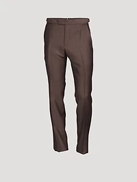 Wool And Mohair Pants