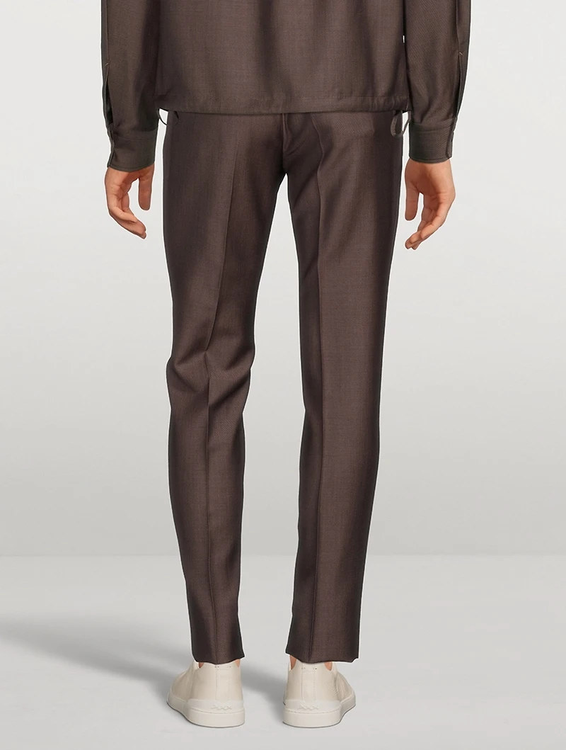 Wool And Mohair Pants