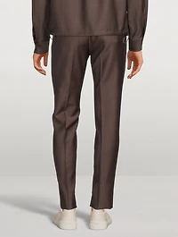 Wool And Mohair Pants