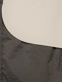 Nylon Zip Jacket With Hood