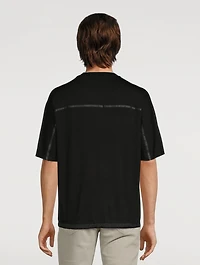 Techmerino Wool Jersey Half-Zip T-Shirt