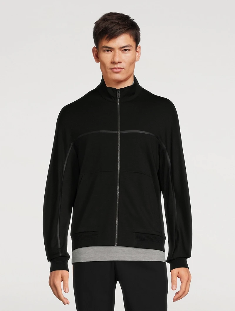 Techmerino Wool Zip Sweatshirt