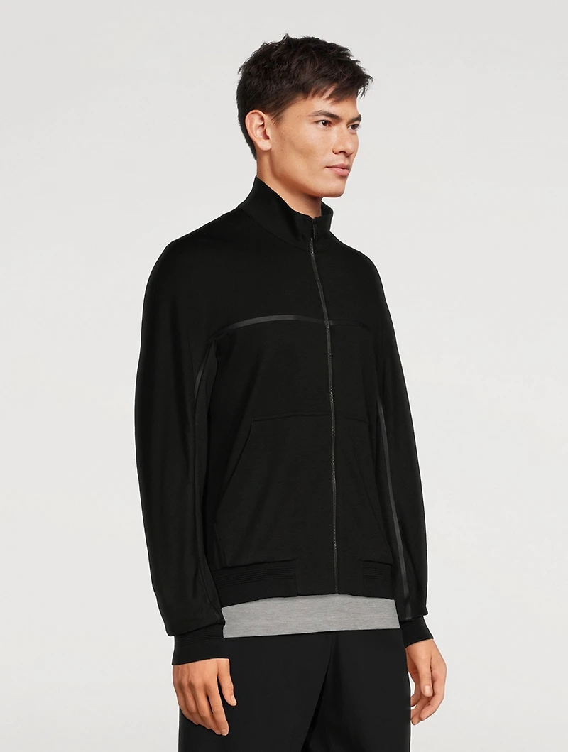 Techmerino Wool Zip Sweatshirt