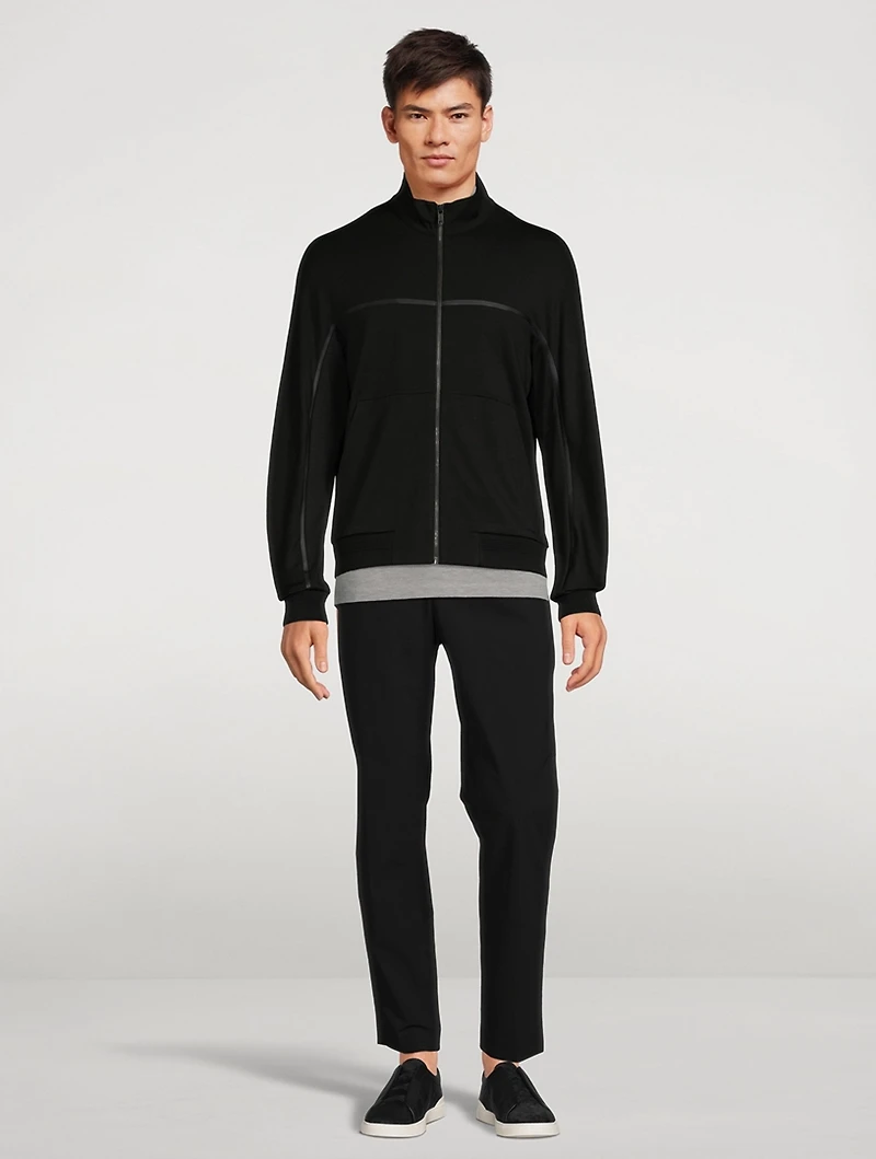 Techmerino Wool Zip Sweatshirt