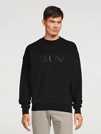 Cotton ZZ Logo Sweatshirt