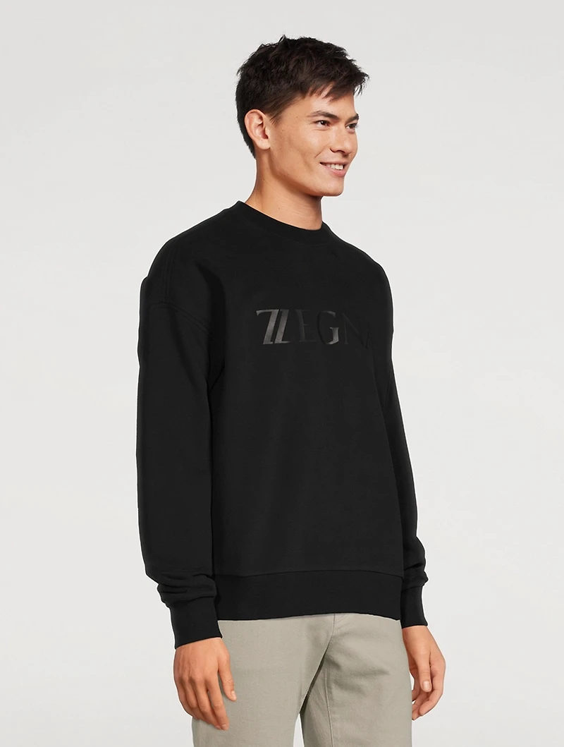 Cotton ZZ Logo Sweatshirt