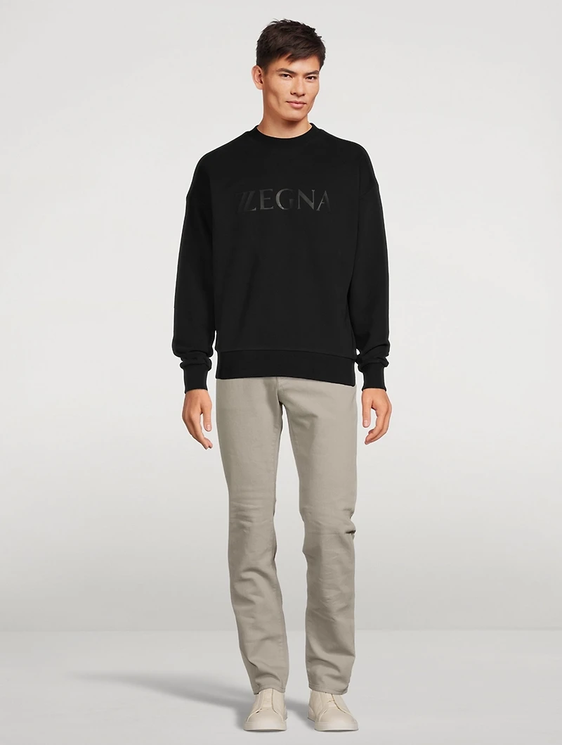 Cotton ZZ Logo Sweatshirt