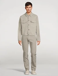 Cotton Stretch Denim Jacket