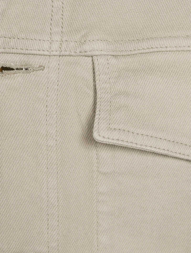 Cotton Stretch Denim Jacket