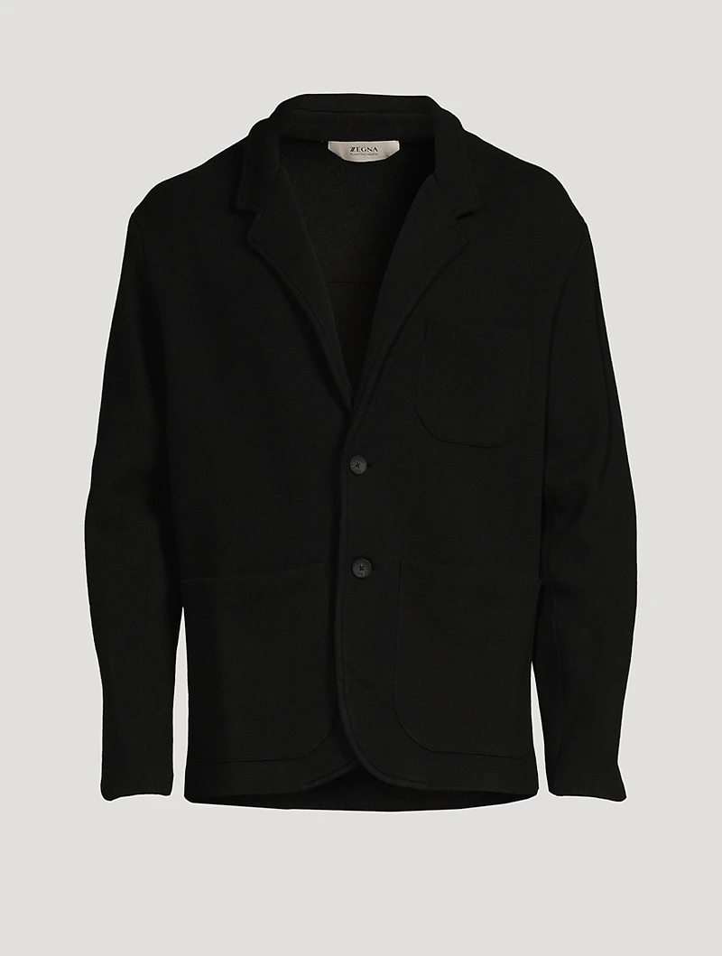 Cotton Lapel Cardigan