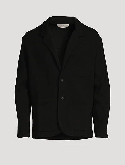 Cotton Lapel Cardigan