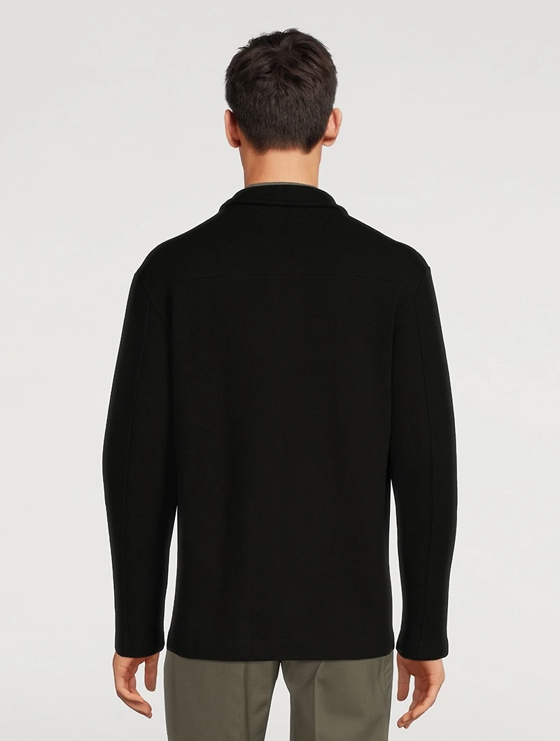 Cotton Lapel Cardigan