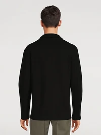 Cotton Lapel Cardigan