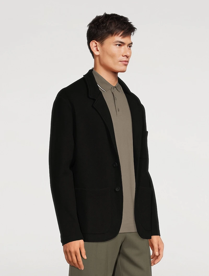 Cotton Lapel Cardigan