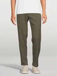 Wool-Blend Tech Pants