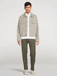 Wool-Blend Tech Pants