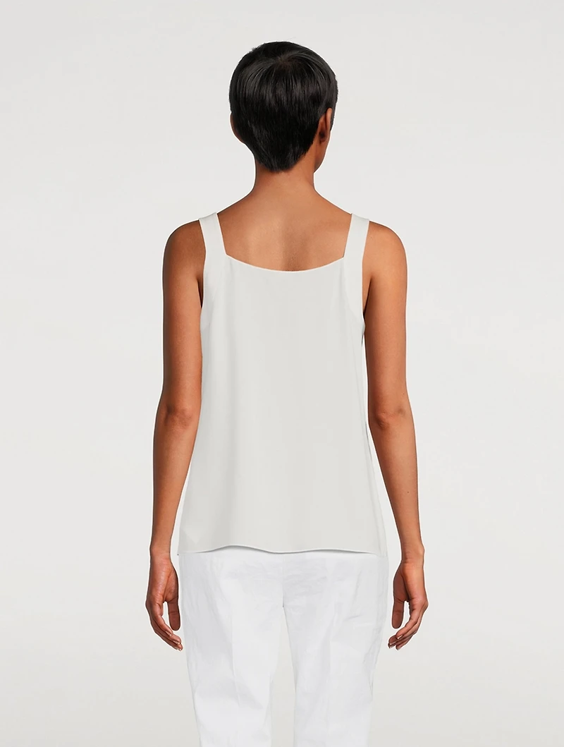 Silk Georgette Tank Top