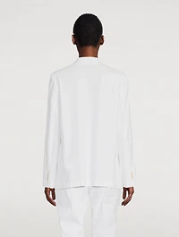 Linen-Blend Blazer
