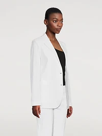 Linen-Blend Blazer