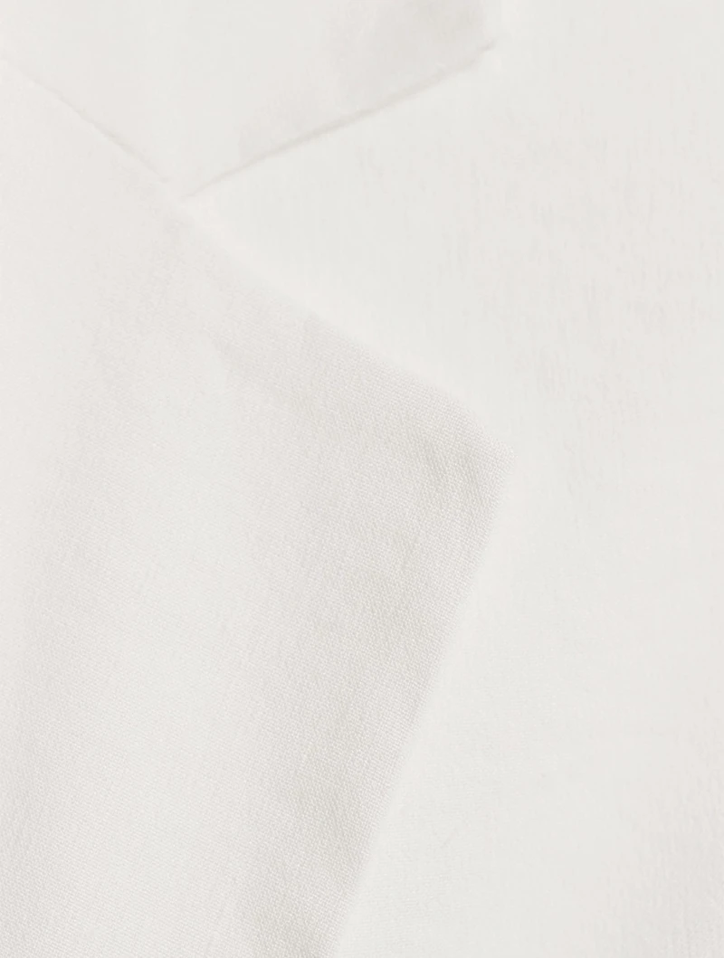 Linen-Blend Blazer