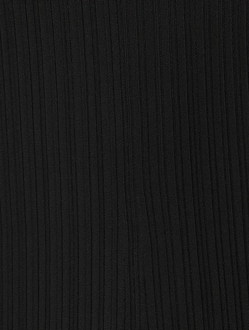 Stretch Knit Midi Dress