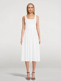 Stretch Knit Midi Dress