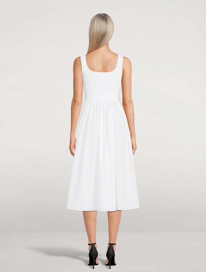 Stretch Knit Midi Dress