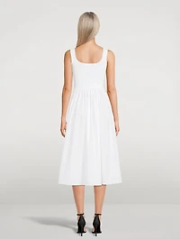 Stretch Knit Midi Dress