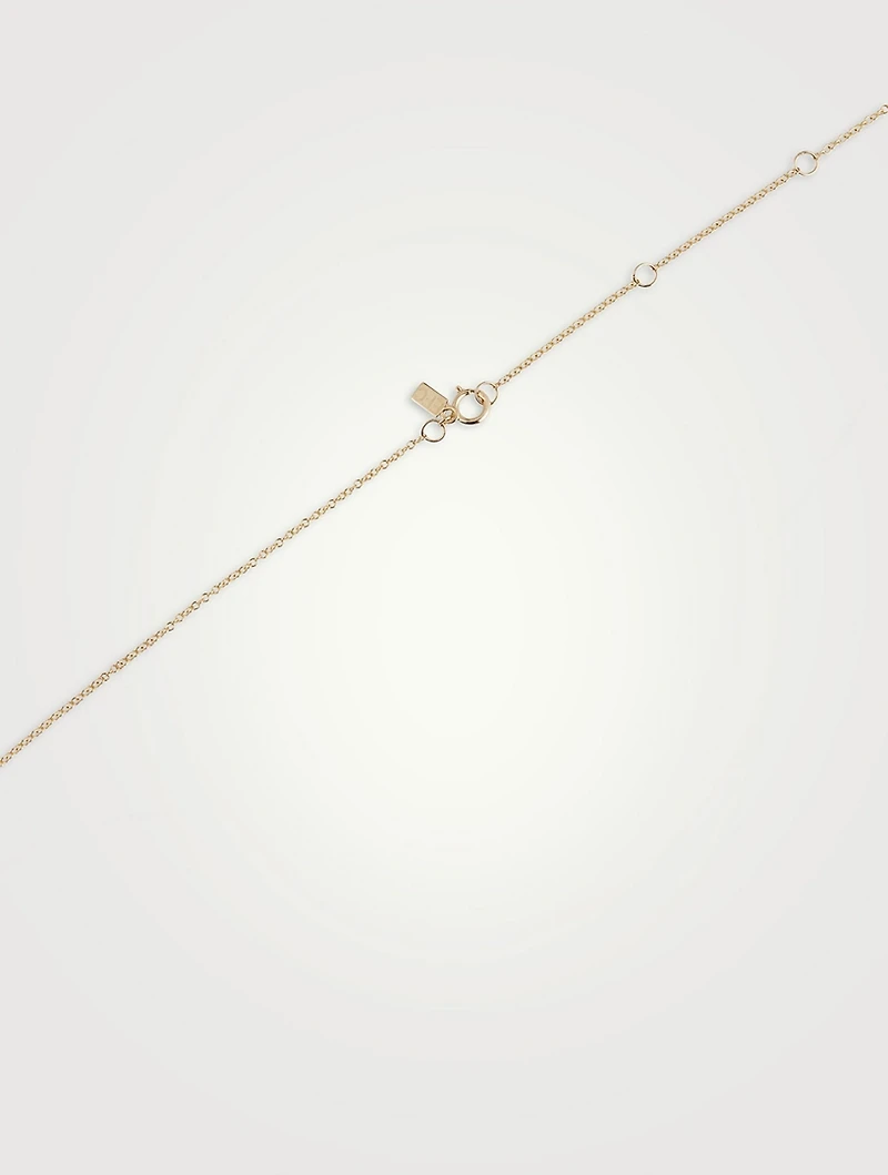 14K Gold Ruby Heart Necklace
