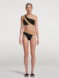 Snake Mesh Bikini Bottoms