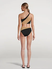 Snake Mesh Bikini Bottoms