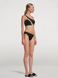 Snake Mesh Bikini Bottoms