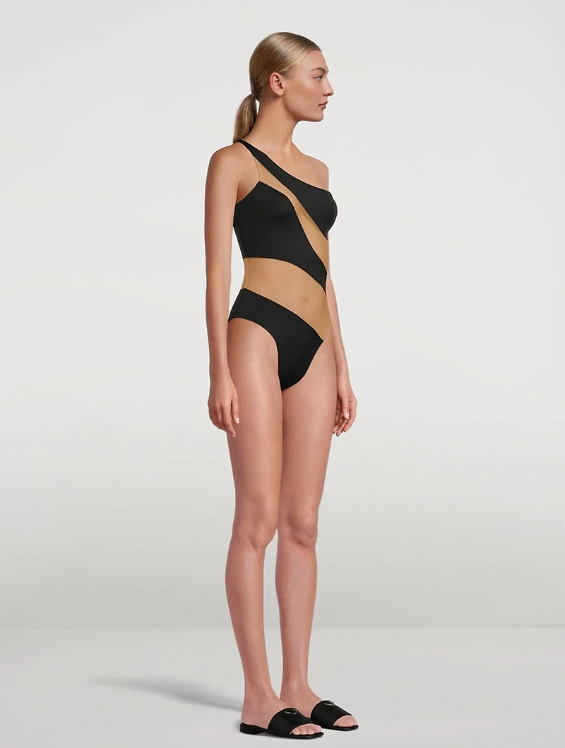 Snake Mesh Mio One-Piece Swimsuit