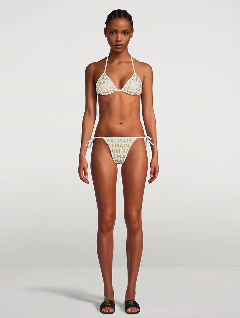 Monogram Motif Bikini Set