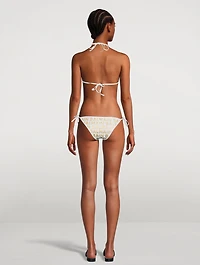 Monogram Motif Bikini Set