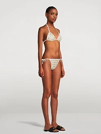 Monogram Motif Bikini Set