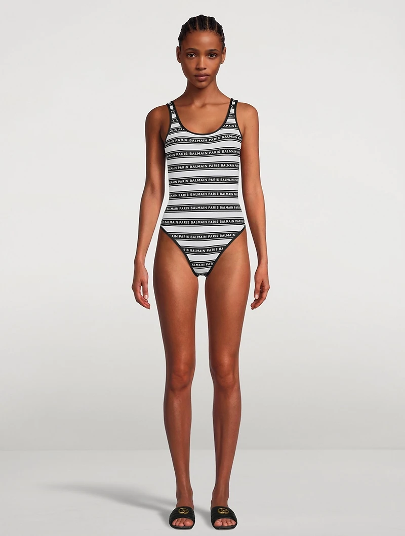 Monogram One-Piece Swimsuit