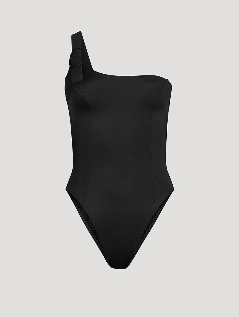Captain One-Shoulder One-Piece Swimsuit