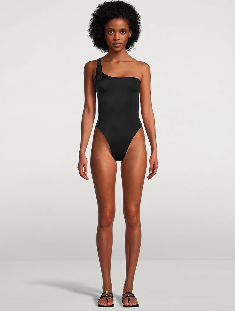 Captain One-Shoulder One-Piece Swimsuit