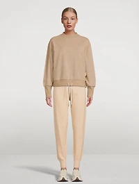 Edith Ribbed Pique Sweatshirt