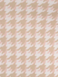 Margot Crop Top Houndstooth Print