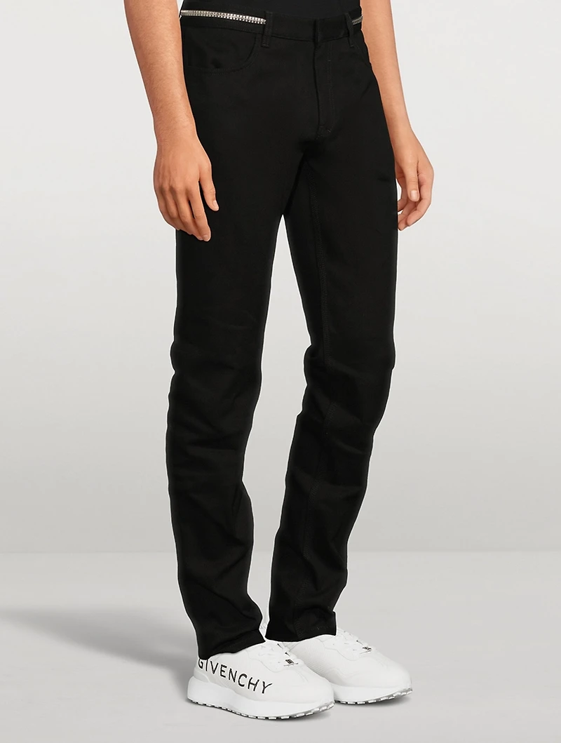 Skinny Jeans With 4G Zip