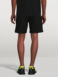 Cotton Board Shorts With Bonded Branding