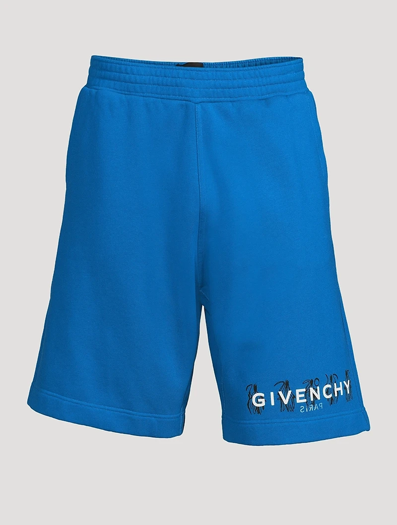 Felpa Shorts With Reaper Print